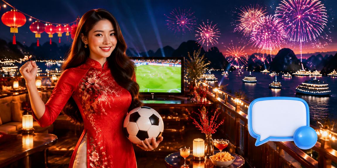 Vịnh Hạ Long trong không khí Tết với người dùng theo dõi thể thao trên mobile